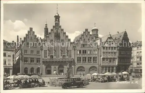 Frankfurt Main Markt am Roemer Kat. Frankfurt am Main