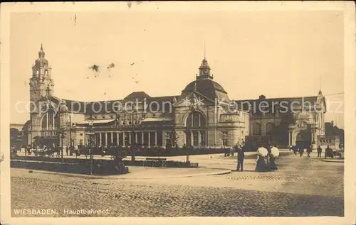 Wiesbaden Hauptbahnhof Kat. Wiesbaden