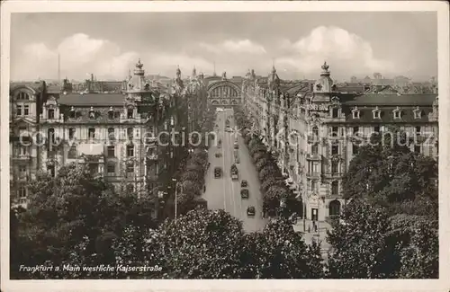 Frankfurt Main Westl.Kaiserstrasse Kat. Frankfurt am Main