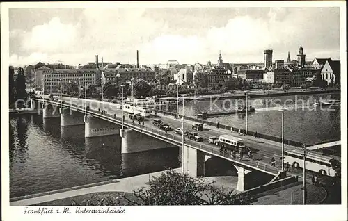 Frankfurt Main Untermainbruecke Kat. Frankfurt am Main