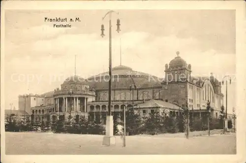 Frankfurt Main Festhalle (Feldpost) Kat. Frankfurt am Main