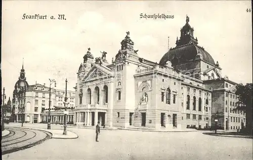 Frankfurt Main Schauspielhaus Kat. Frankfurt am Main