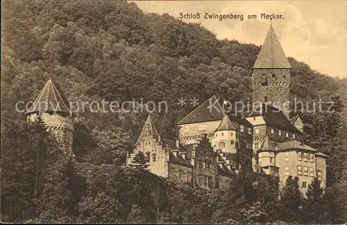 Zwingenberg Bergstrasse Schloss Zwingenberg Kat. Zwingenberg