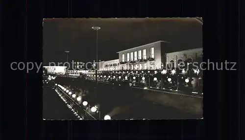 Bad Nauheim Kurhaus bei Nacht Kat. Bad Nauheim