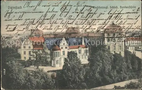 Darmstadt Grossherzogl.Schloss Kat. Darmstadt