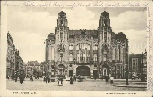 Frankfurt Main Albert Schumann Theater (Feldpost) Kat. Frankfurt am Main