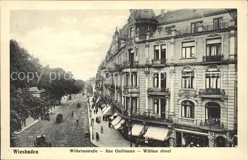 Wiesbaden Wilhelmstrassed Kat. Wiesbaden