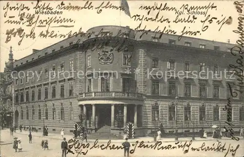 Wiesbaden Kgl.Schloss Kat. Wiesbaden