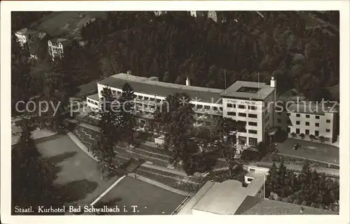 Bad Schwalbach Luftaufnahme vom Staatl.Kurhotel Kat. Bad Schwalbach