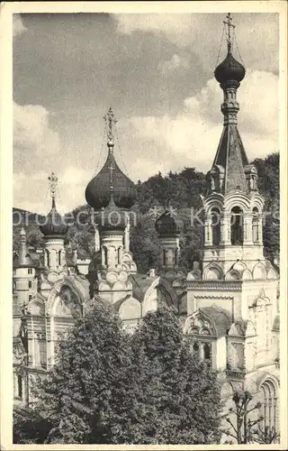 Russische Kirche Kapelle Karlovy Vary Rusky kostel  Kat. Gebaeude