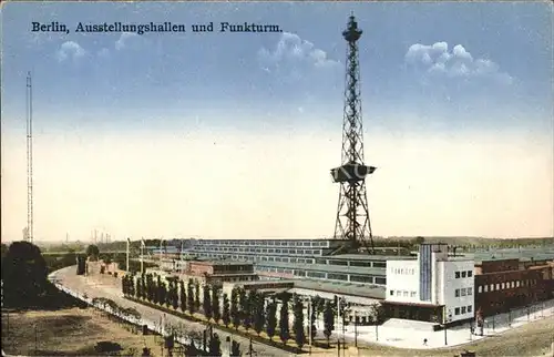 Funkturm Berlin Ausstellungshallen  Kat. Bruecken