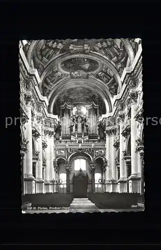 Kirchenorgel Stift St. Florian Bruckner Orgel Kat. Musik