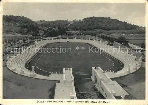 Stadion Roma Foro Mussolini Stadio der Marmi Kat. Sport