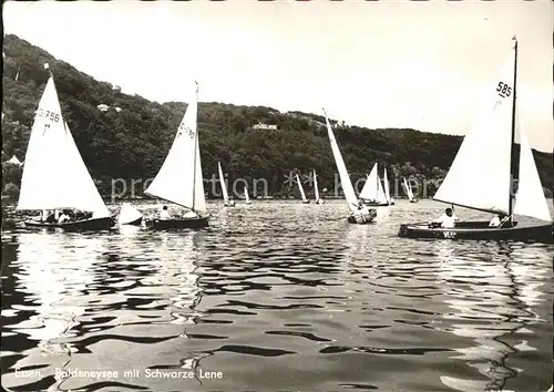 Segelboote Essen Baldeneysee Schwarze Lene  Kat. Schiffe