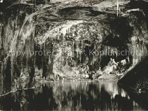 Hoehlen Caves Grottes Saalfeld Feengrotten Maerchendom Gralsburg Kat. Berge