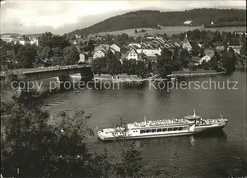 Schiffe Saalburg Stausee Bleichloch Saaletalsperre  Kat. Schiffe