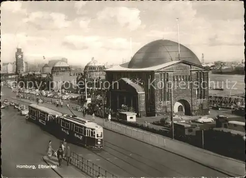 Strassenbahn Hamburg Elbtunnel  Kat. Strassenbahn