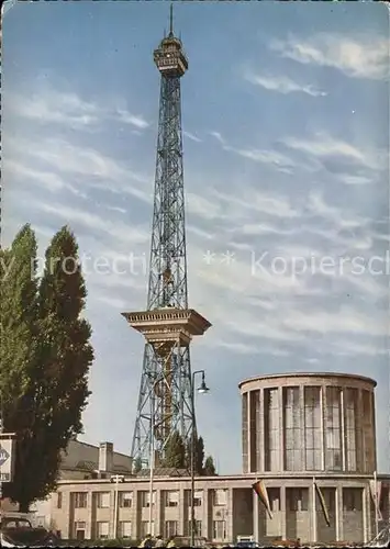 Funkturm Berlin Stempel Weltkongress  Kat. Bruecken