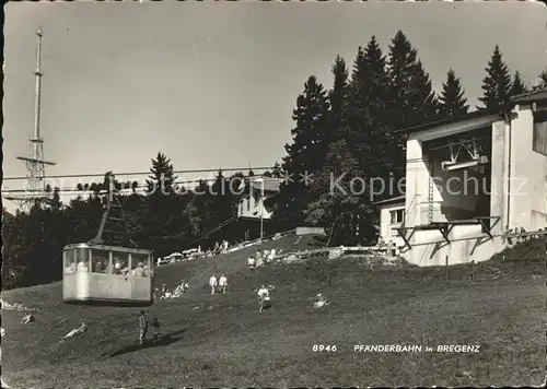 Seilbahn Bregenz Pfaenderbahn  / Bahnen /