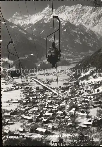 Sessellift Schruns Montafon Zimba Voralberg Kat. Bahnen