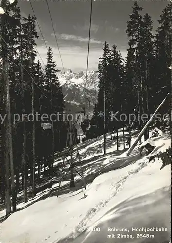 Sessellift Schruns Hochjochbahn Zimba Kat. Bahnen