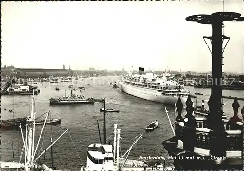 Dampfer Oceanliner M.S. Oranje Amsterdam Kat. Schiffe