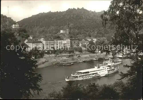 Schiffe Bad Schandau Saechsische Schweiz Kat. Schiffe