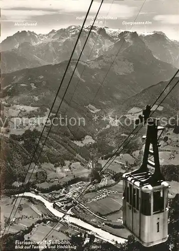 Seilbahn Eisriesenwelt Tenneck Hochkoenig  / Bahnen /