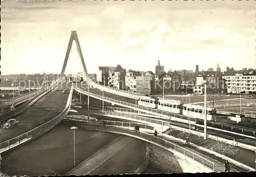 Strassenbahn Koeln am Rhein Severinsbruecke Kat. Strassenbahn