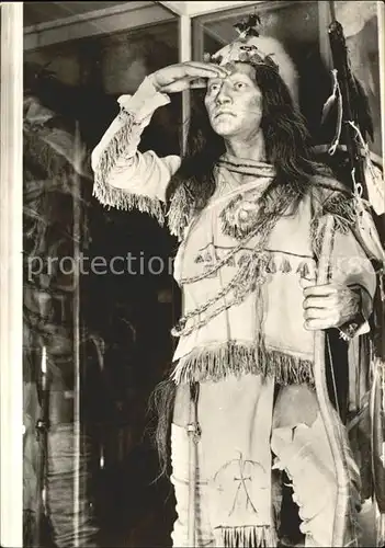 Indianer Native American Museum Karl May Stiftung Radebeul Apatsche Krieger   Kat. Regionales