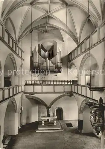 Kirchenorgel Torgau Schlosskirche Kat. Musik