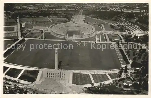 Stadion Reichssportfeld Berlin Olympia Postkarte Nr. 9 Kat. Sport