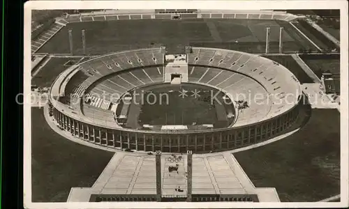 Stadion Reichssportfeld Berlin Fliegeraufnahme Kat. Sport