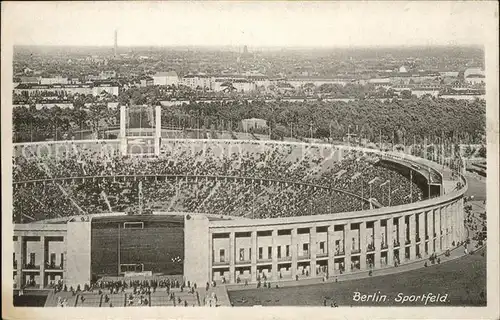 Stadion Berlin Sportfeld Kat. Sport