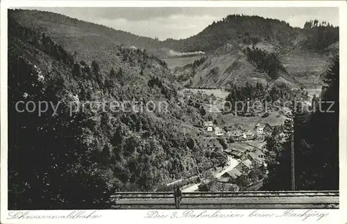 Schwarzwald Schwarzwaldbahn 3 Bahnlinien  Kat. Regionales