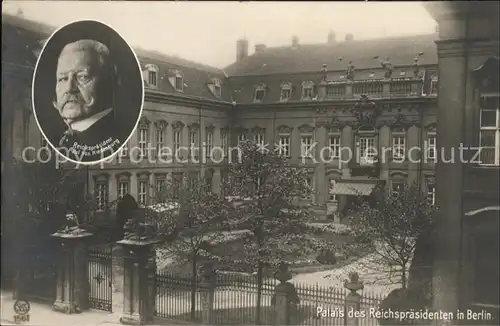 Hindenburg Reichspraesident Palais Berlin  Kat. Persoenlichkeiten