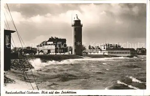 Leuchtturm Lighthouse Cuxhaven  Kat. Gebaeude