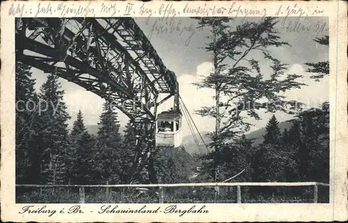 Seilbahn Freiburg i. Br. Schauinsland / Bahnen /