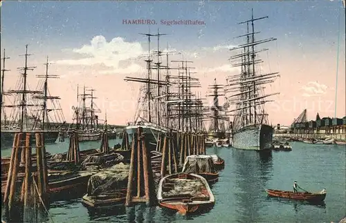 Segelschiffe Hamburg Hafen  Kat. Schiffe