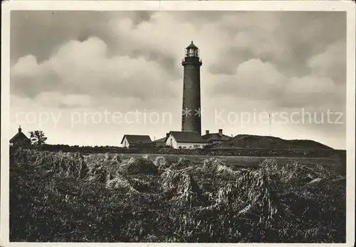 Leuchtturm Lighthouse Kampen Sylt Kat. Gebaeude