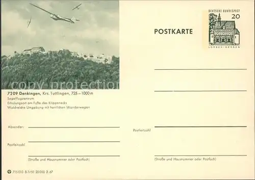 Segelflug Denkingen Segelflugzentrum  Kat. Flug