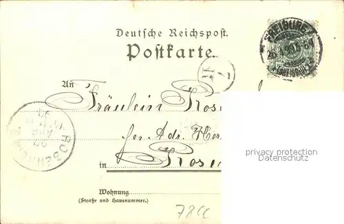 Kley Freiburg i. Br. Kaufhaus Nr. 37 Kat. Kuenstlerlitho