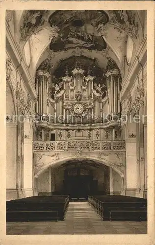 Kirchenorgel Amorbach Unterfranken Kat. Musik