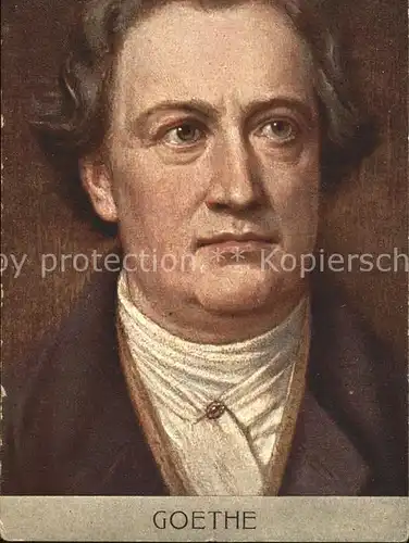 Goethe Johann Wolfgang von  Kat. Dichter