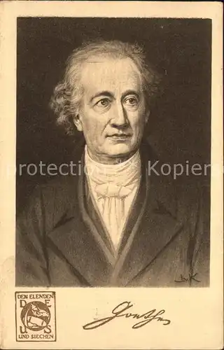 Goethe Johann Wolfgang von  Kat. Dichter