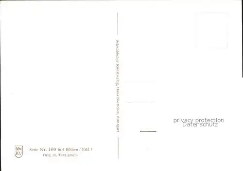Liederkarte Auf de schwaebische Eisebahne Serie Nr. 160  Kat. Musik