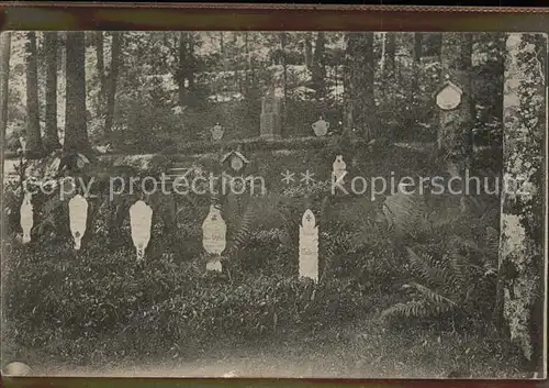 Tod Friedhof Stempel 15. Bay. Landw. I F. Rgt. 11. Komp. Kat. Tod
