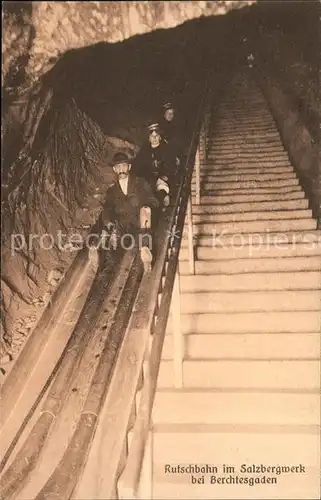 Salzbergwerk Berchtesgaden Rutschbahn Kat. Rohstoffe Commodities