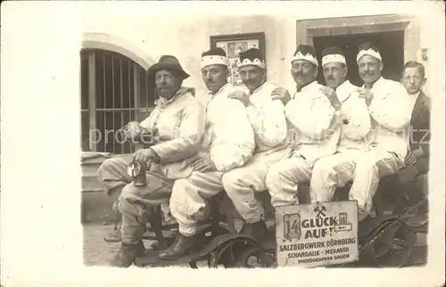 Salzbergwerk Duerrnberg Schandalik Meraner Gruppenfoto Kat. Rohstoffe Commodities