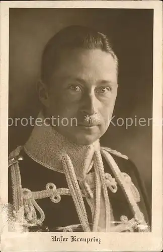 Adel Preussen Kronprinz Wilhelm  Kat. Koenigshaeuser